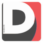 D Dot ORG Sticker