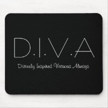 D.I.V.A, virtuoso divinamente siempre inspirada Tapetes De Raton