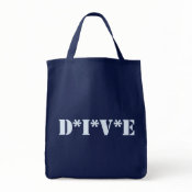 D*I*V*E Grocery Tote Bag