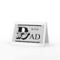 D is for Dad! cards by Sylinden D is for Dad! cards