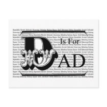 D is for Dad! postcards by Sylinden D is for Dad! postcards