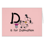 D is for Dalmation T-shirts and Gifts Cards