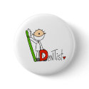 D is for Dentist buttons by stick_figures D is for Dentist buttons