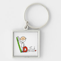 D is for Dentist Keychain