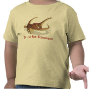 D is for Dinosaur Alamosaurus Toddler T-Shirt shirt
