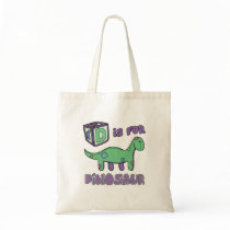 D is for Dinosaur  Bag