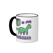 D is for Dinosaur Mug