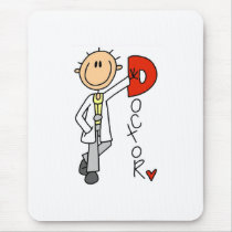D is for Doctor mousepads