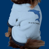 D is for Dolphin pet clothing