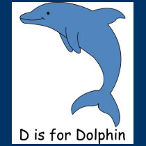 D is for Dolphin t-shirts