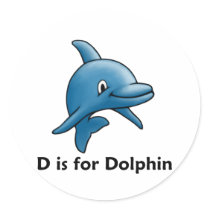 D is for Dolphins stickers by TheRealShuba D is for Dolphins stickers