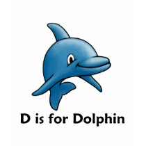 D is for Dolphins t-shirts