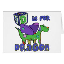 D is for Dragon Card by PatchworkPals D is for Dragon Card