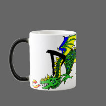 D is for Dragon mugs