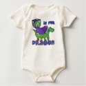 D is for Dragon Organic Baby Creeper t-shirts