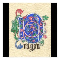 D is for Dragon! posters