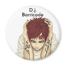 D.j. Barricade Magnet