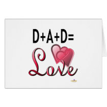 D Plus A Plus D Equals Love cards by holidayhearth D Plus A Plus D Equals Love cards