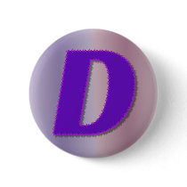D purple monogram buttons