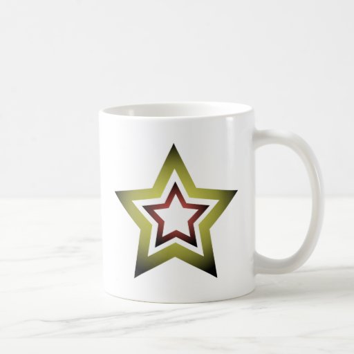 D-Star Yellow and Red Coffee Mug