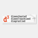 D-to-the-3rd Red State (VoteJaneDoe) Bumper Stickers