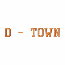 D - TOWN embroidered shirts