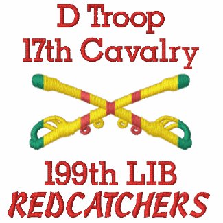 D Troop 17th Cav. 199th LIB Crossed Sabers Shirt