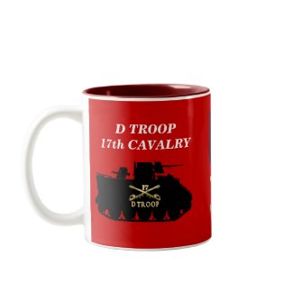 D Troop, 17th Cavalry M113 ACAV Track Mug mug