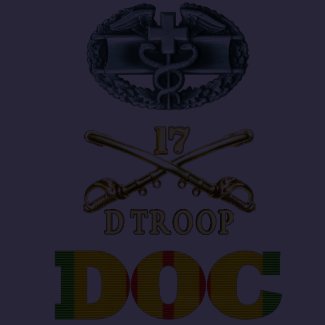 D Troop, 17th Cavalry M113 Combat Medic Shirt shirt