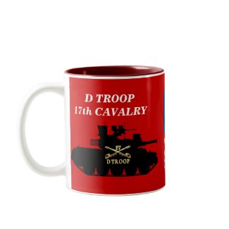 D Troop, 17th Cavalry M551 Sheridan Mug mug