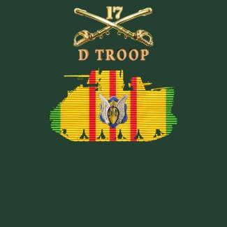D Troop 17th Cavalry VSR M113 ACAV Shirt shirt