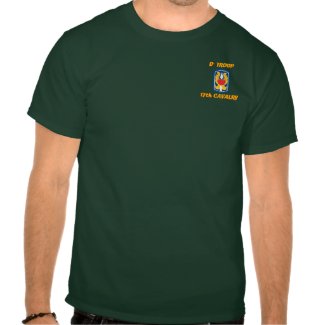 D Troop 17th Cavalry VSR M113 ACAV Shirt shirt