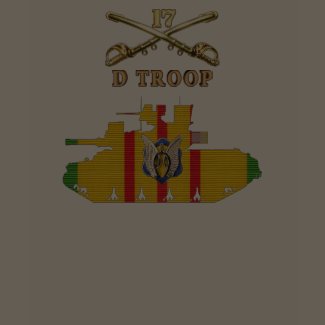 D Troop 17th Cavalry VSR M551 Sheridan Shirt shirt