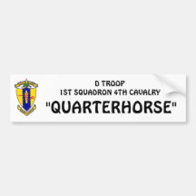 D-Troop bumper sticker
