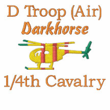 D Trp 1/4th Cavalry OH-6 Loach Embroidered Shirt
