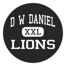 D W Daniel - Lions - Senior - Central stickers by customteamsportswear D W Daniel - Lions - Senior - Central stickers