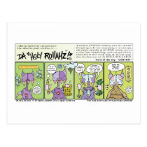 Da Holy Rollahz! Money Power & Bling postcard postcards