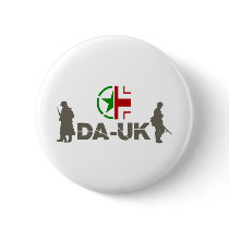 DA-UK Badge "Objective" Printed Logo Pinback Button
