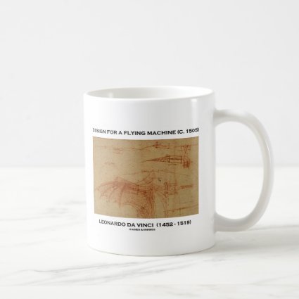 Da Vinci Design For A Flying Machine Coffee Mug