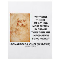 da Vinci Eye See More Clearly In Dreams Than Awake flyers