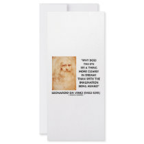 da Vinci Eye See More Clearly In Dreams Than Awake rack cards