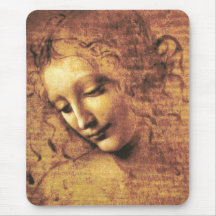 Da Vinci La Scapigliata Mouse Pad