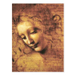 Da Vinci La Scapigliata Postcard