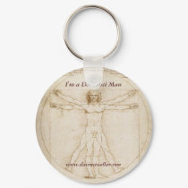 Da Vinci Man Key Chain 1 keychains by davinciscellar Da Vinci Man Key Chain 1 keychains