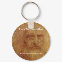 Da Vinci Man Key Chain 2 keychains by davinciscellar Da Vinci Man Key Chain 2 keychains