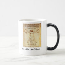Da Vinci Man Morphing Mug