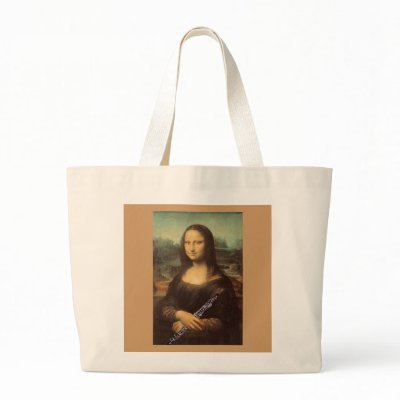 Da Vinci, Mona Lisa with an Oboe Bag Design by arluz1