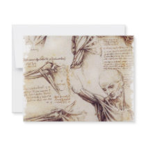 da Vinci -- Shoulder Sketch Invites