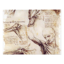 da Vinci -- Shoulder Sketch Invites