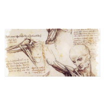 da Vinci -- Shoulder Sketch Photo Card Template